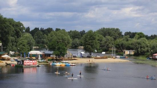Стаття В Киеве создадут сеть станций для водных видов спорта Утренний город. Київ