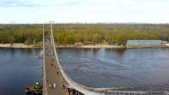 Статья Стало известно, когда в столице отремонтируют Пешеходный мост Утренний город. Киев