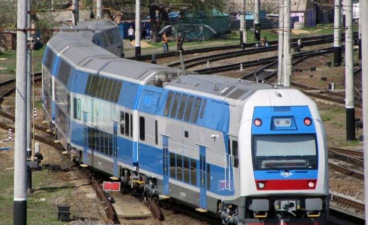 Стаття Двухэтажный поезд Skoda будет курсировать из Киева в Харьков Утренний город. Київ