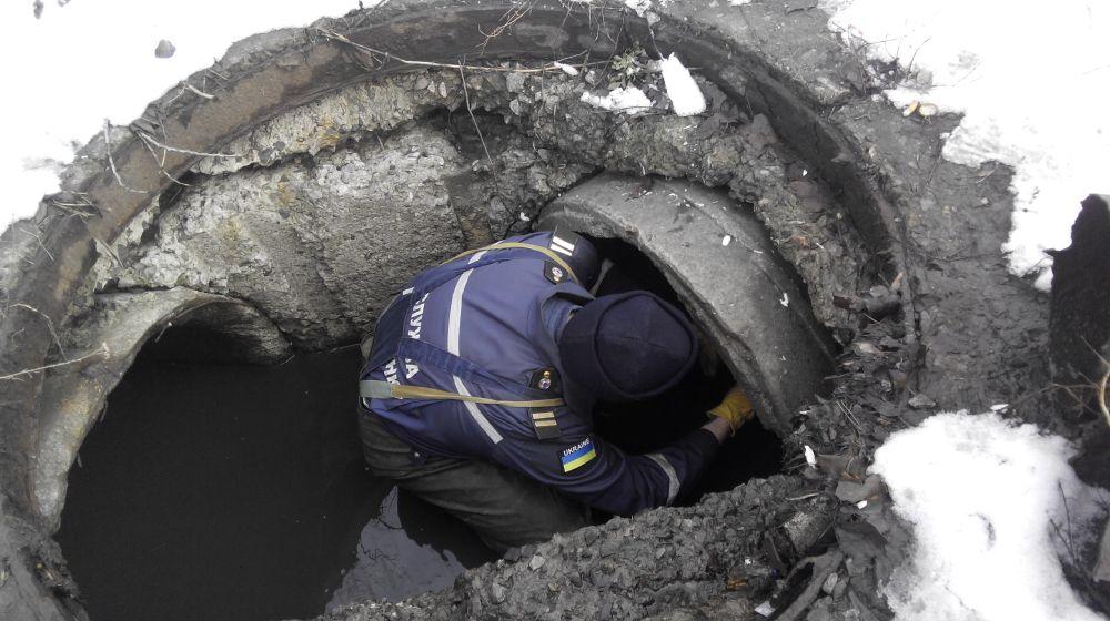 Стаття Спасатели помогли щенку, попавшему в ловушку в ледяной воде Ранкове місто. Київ