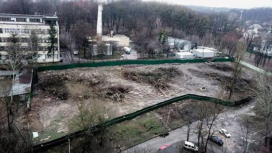 Стаття Власти Киева рассмотрят петицию о прекращении вырубки парка «Кристерова горка» Ранкове місто. Київ