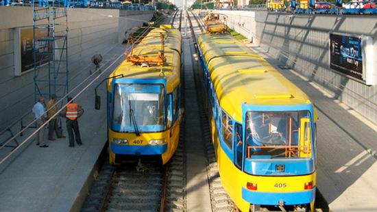 Стаття В столице предлагают достроить станцию скоростного трамвая Ранкове місто. Київ