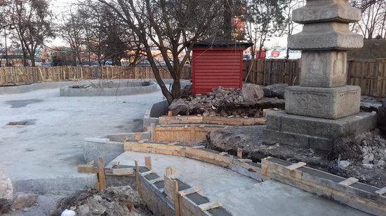 Стаття Реконструкция парка «Киото»: как проходят работы? Ранкове місто. Київ