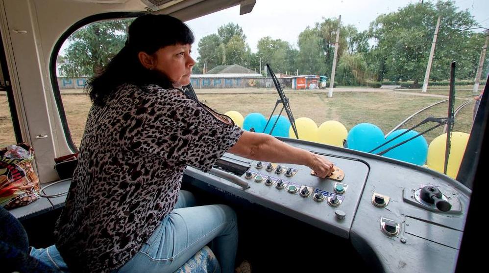 Стаття Город на Донетчине получил обновленные трамваи Ранкове місто. Київ