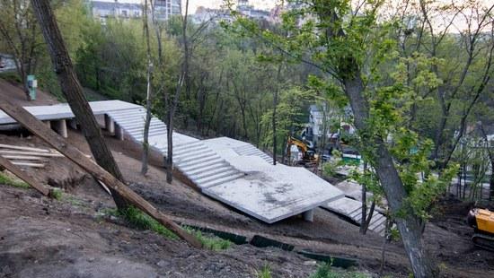 Стаття На Старокиевской горе откроют обновленную лестницу Ранкове місто. Київ