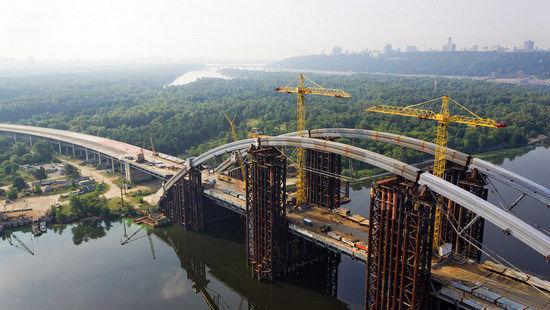 Стаття Власти рассказал о строительстве Подольского моста Ранкове місто. Київ