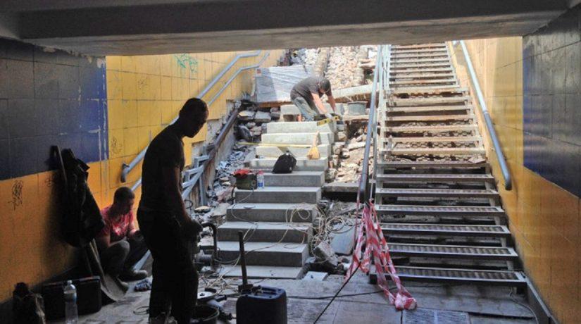 Стаття На площади Космонавтов начался капитальный ремонт подземного перехода Ранкове місто. Київ