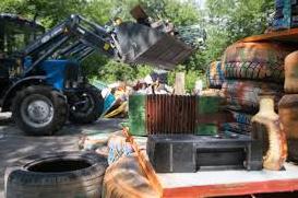 Стаття На території столичного Гідропарку зібрали понад 40 тонн сміття Ранкове місто. Київ