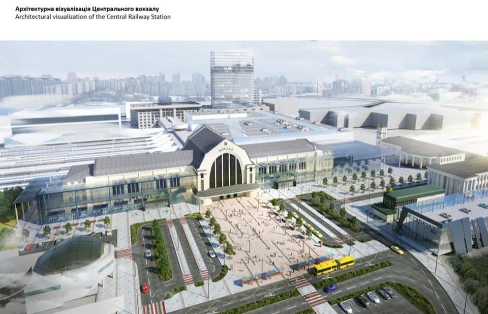 Стаття Стало відомо, як виглядатиме Центральний вокзал після реконструкції Ранкове місто. Київ