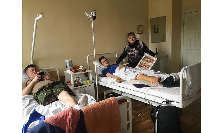 Стаття Поранені на Донбасі українські захисники потребують допомоги у госпіталі Ранкове місто. Київ