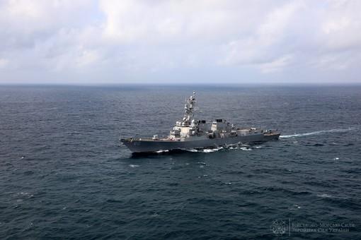 Стаття ВМС Украины провели совместные маневры с американским ракетным эсминцем (ВИДЕО) Ранкове місто. Київ