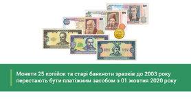 Стаття Сегодня последний день, когда можно рассчитаться старыми банкнотами и монетами по 25 копеек Ранкове місто. Київ