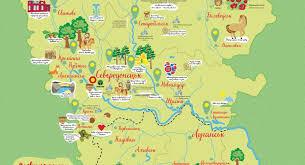 Стаття На Луганщине создали карту изюминок области Ранкове місто. Київ