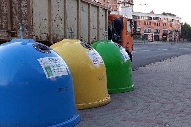 Стаття Київ сортує відходи: скільки контейнерів є в місті і що в них можна викидати Ранкове місто. Київ