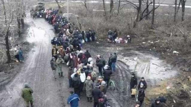 Стаття Реакция россиян на наплыв беженцев из Донецка Ранкове місто. Київ