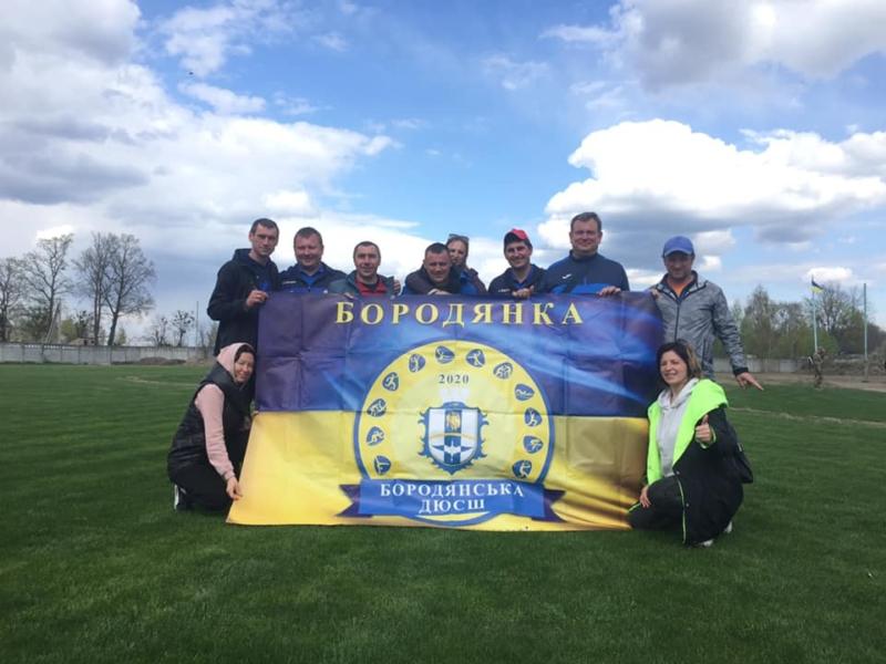 Статья У Бородянці вперше після звільнення від окупантів зіграли у футбол Утренний город. Киев