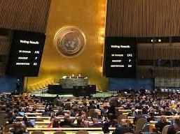 Стаття Генасамблея ООН підтримала резолюцію з українською формулою миру Утренний город. Київ