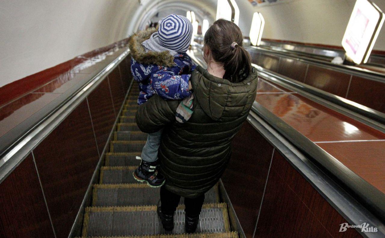 Стаття Під час тривоги на станціях столичного метро можна отримати стільці та воду Ранкове місто. Київ
