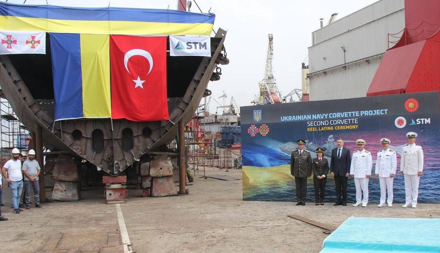 Стаття Заклали кіль: у Туреччині будують другий корвет для Чорноморського флоту України Ранкове місто. Київ